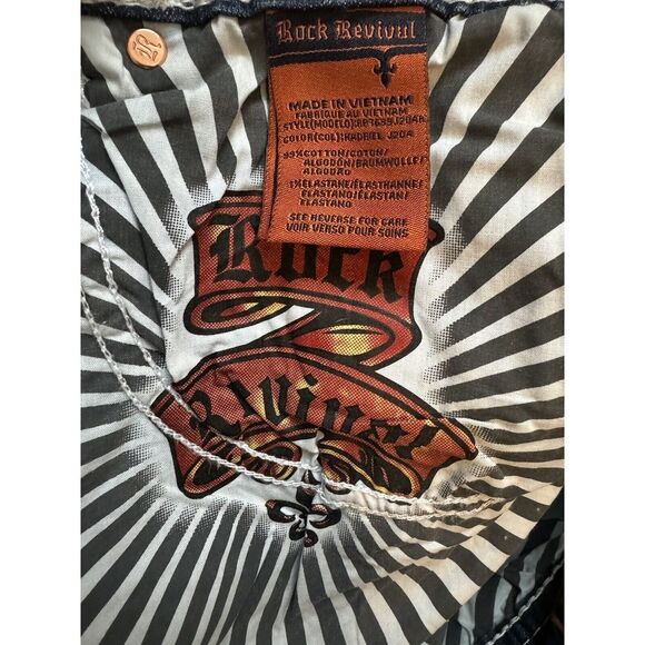 Rock Revival Blue Slim Straight Jeans this a brand new jeans never wear it - Picture 11 of 17